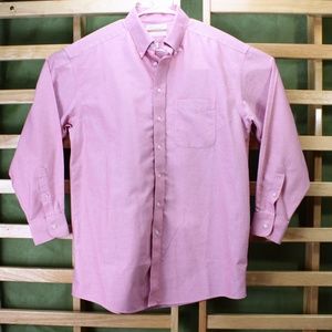 Roundtree & Yorke Mens Dress shirt Button C 16 33